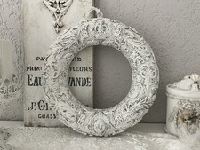 Shabby Chic DekorationWandkranz Türkranz Bild French  BrocanteLandhausCottage 🥀