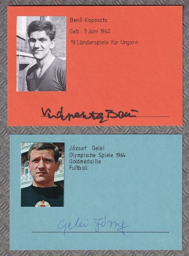 Ungarn 10 autogramme - , ...