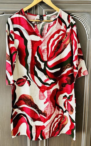 Elegantes leinenkleid sommer - elegantes,