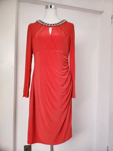 Tomatenrotes cocktailkleid von - tomatenrotes,
