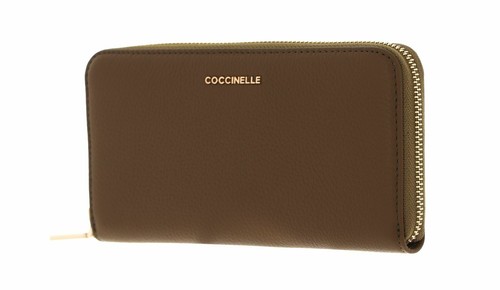 Coccinelle metallic soft zip - metallic,