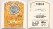 Baisinger Bier - alter Bierdeckel "Teufels Weisse"