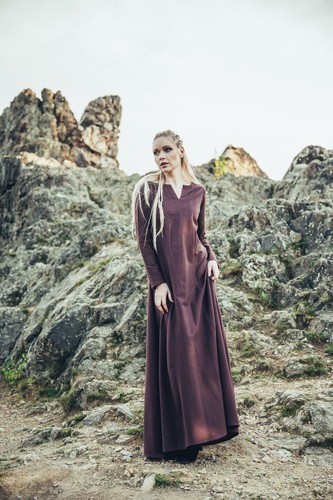 Unterkleid dunkelbraun lina - unterkleid,