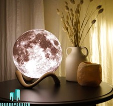 Mond tischlampe mit - mond,