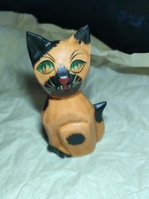 Katzenfigur Sitzend Katzenskulptur