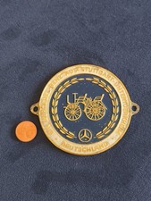 Alte Mercedes Benz Kühlergrill Plakette Autoplakette Stuttgart Deutschland 73 mm