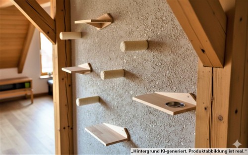 Katzen kletterwand 8teilig - kletterwand,