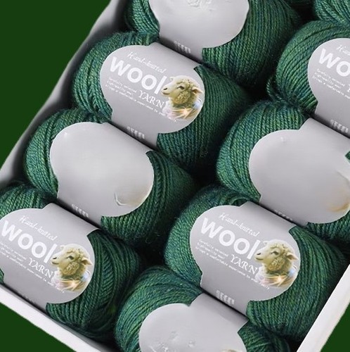 Merino wolle cyan - 50, gr.