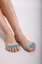 LOREY - Zehenspreizer aus Silikon, Zehentrenner, Zehenstrecker, Pediküre 