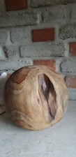  Teakholz Kugel Skulptur