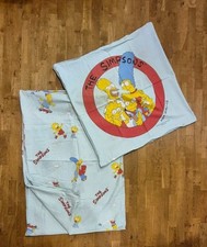 Simpsons Bettwäsche mit Kopfkissen Vintage 90er Retro 1990 Bart Homer 