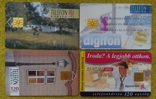 4 Telefonkarten Ungarn  leer (