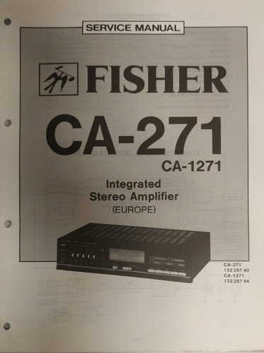 Fisher service manual - fisher,