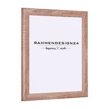 Rahmendesign24 Bilderrahmen Fiona, 3 Farben - 50 Größen, Fotorahmen, Eiche Holz