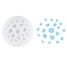 | Silikonform Steine | Gieß-Form für Marmor Gips Beton | DIY | für 20 Steine ...