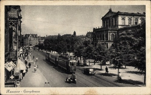 Hannover georgstraße - ak, hannover,