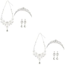  2 Sets Hochzeit Schmuck