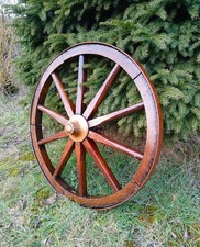 Holz Wagenrad Eisenbeschlag