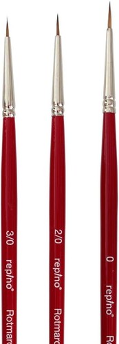 Rotmarder pinsel set - rotmarder,
