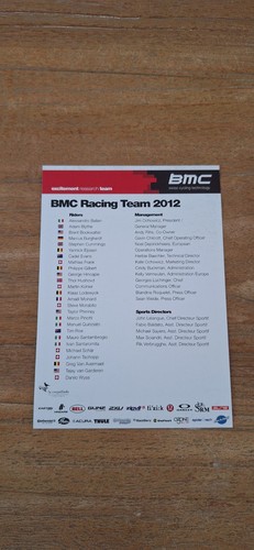 Teamcard teamkarte bmc - teamkarte,