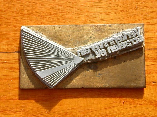 Alter klische druckplatte - klische,