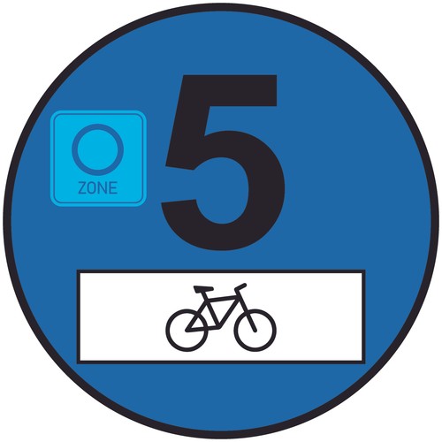 Euro plakette fahrrad - 2x,