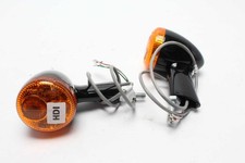 Blinker Set schwarz orange links rechts Beleuchtung Harley Davidson universell 