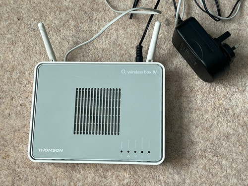 Thomson wireless box iv - thomson, o2