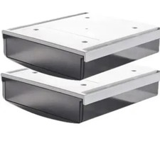 2er Set Untertisch Schublade Schrankorganizer Hängeschublade 21x18x5,4cm grau