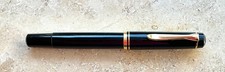 TOLLE GEBRAUCHTE!  PELIKAN M200 Füllhalter, old style, schwarz, B Feder