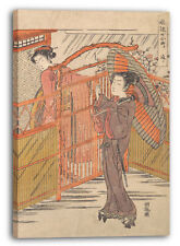 Kunstdruck Isoda Koryksai - "Besuch", aus der Serie Sieben Modische Komachi