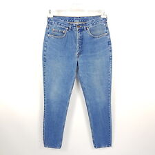 Vintage Levi's Jeans 737 Damen W29 L32 Blau Tapered Mom High Waist Orange Tab