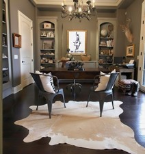 NEU ECHT 100% KUHFELL TEPPICH