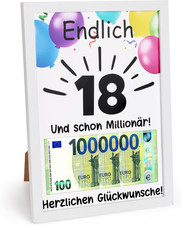 18. Geburtstag Geschenk