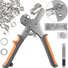 Ösenzangen Set Handheld Ösenstanzer Sichere Ösenpresse mit 500PCS Ø10mm Ösen