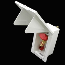 Gas Gassteckdose Außensteckdose Wohnmobil Wohnwagen Caravan rechteck weiß       