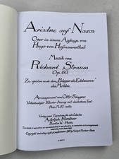 Noten strauss ariadne auf - ariadne,