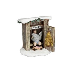 Luville-1142333, Wooden Outdoor Toilet, Weihnachtsdorf, Weihnachtsmarkt, Klo