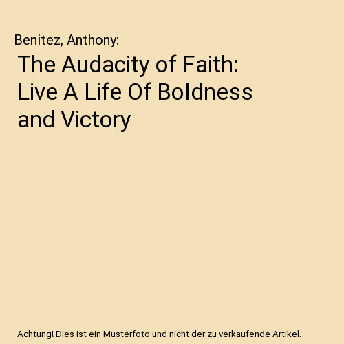 The audacity faith live - faith:, a
