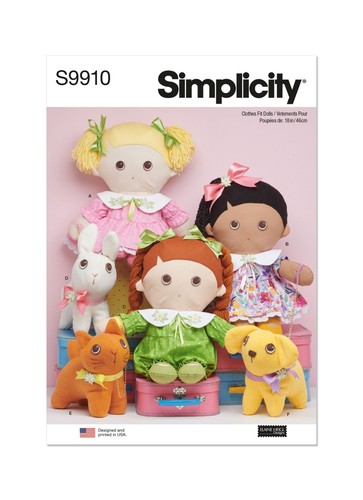 Simplicity s9910 plüsch - simplicity,