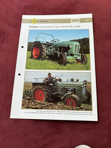 Kramer traktor dieselschlepper - kramer,