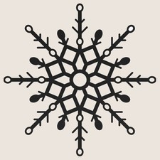 Weihnachtsstern Ornament in