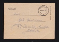 Dirschau Pommern. FP.-Faltbrief Text Aug. 1944 .549. Grenadier-Division. Litauen