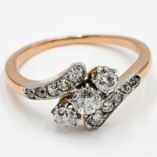 Ring in 585 er 14 Kt Gold