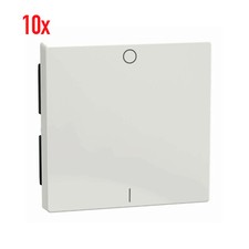 10x Merten System-M Schalter Wippe Kennzeichnung 0/ 1 432219 polarweiß glänzend