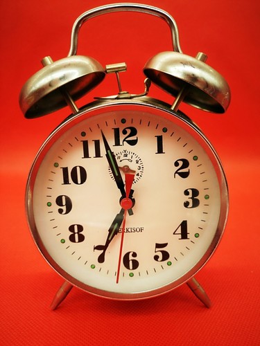 Vintage desk clock alarm clock