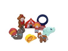 Holz Zirkus-Set mit