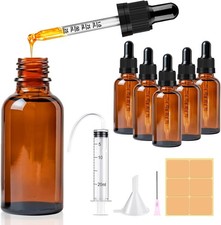 5 Stück 30Ml Glasflasche Mit