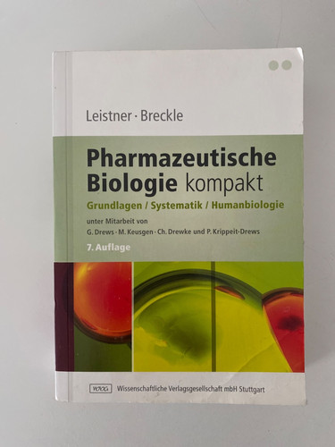 Pharmazeutische biologie - pharmazeutische,