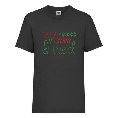 Shirt dear santa tried - t-shirt,
